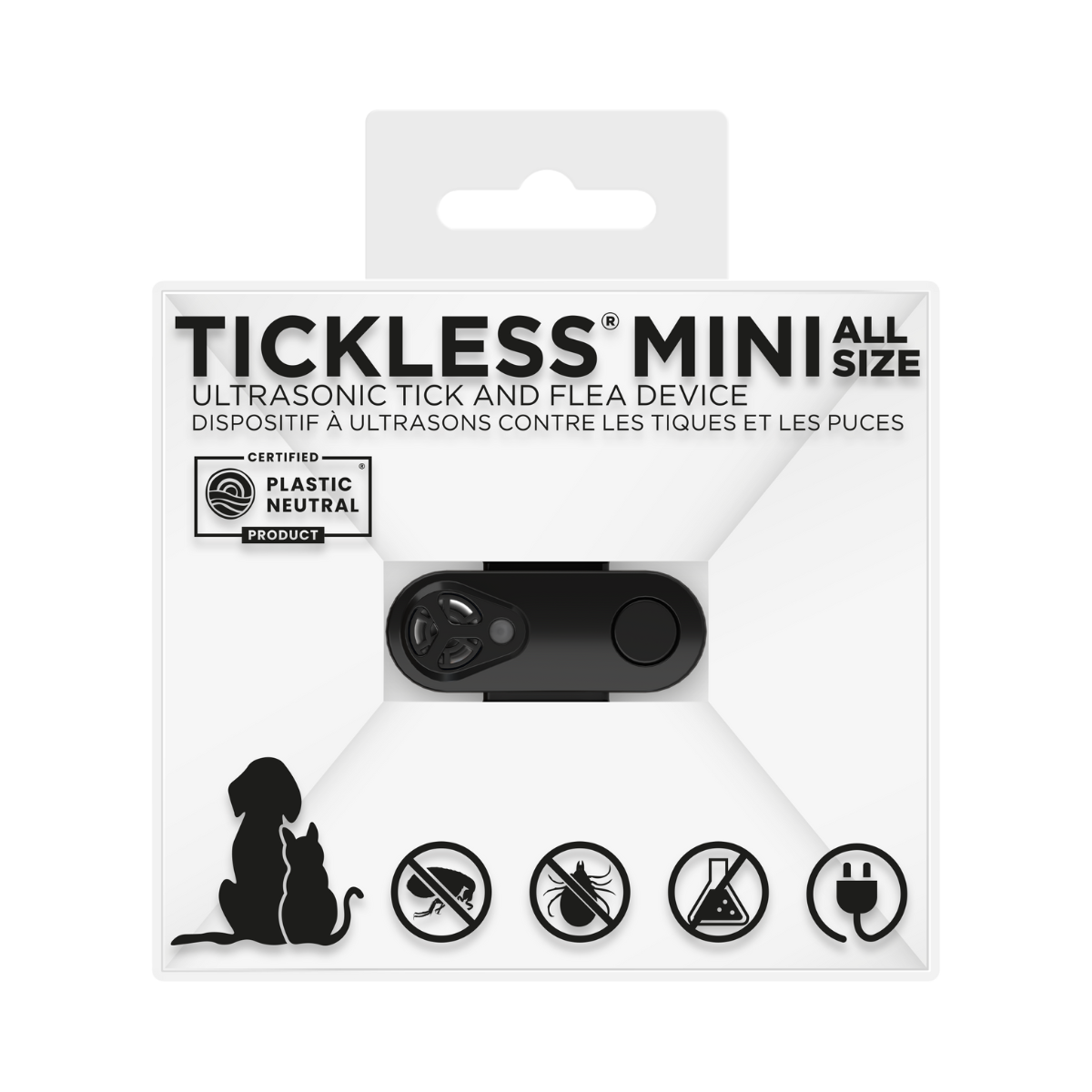 TicklessUSA ultrasonic tick and flea device Jet Black TICKLESS® Mini Chemical-free tick and flea device, rechargeable sonicguard SonicGuard sonicguardusa SonicGuardUSA tick repeller ultrasonic Tickless TicklessUSA tick and flea repellent safe
