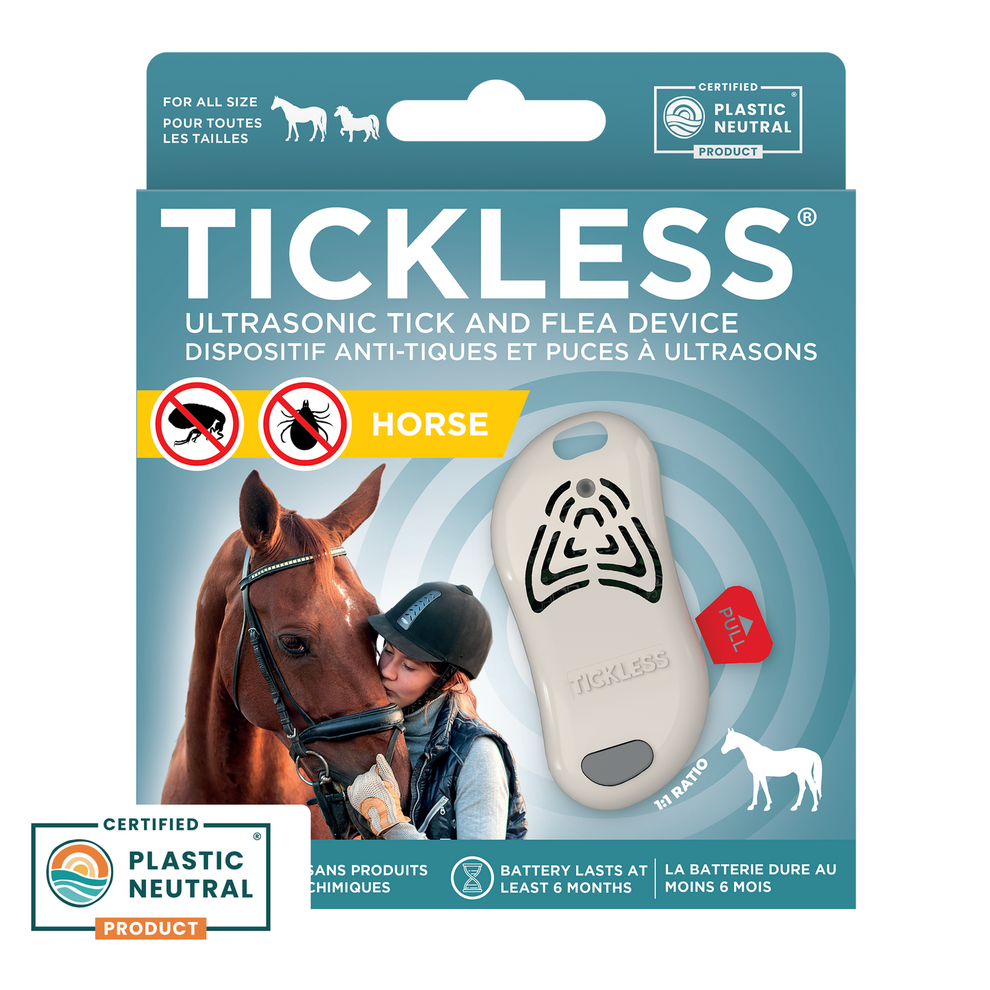 TicklessUSA Beige TICKLESS® Horse - Chemical-free, ultrasonic tick device for horses sonicguard SonicGuard sonicguardusa SonicGuardUSA tick repeller ultrasonic Tickless TicklessUSA tick and flea repellent safe