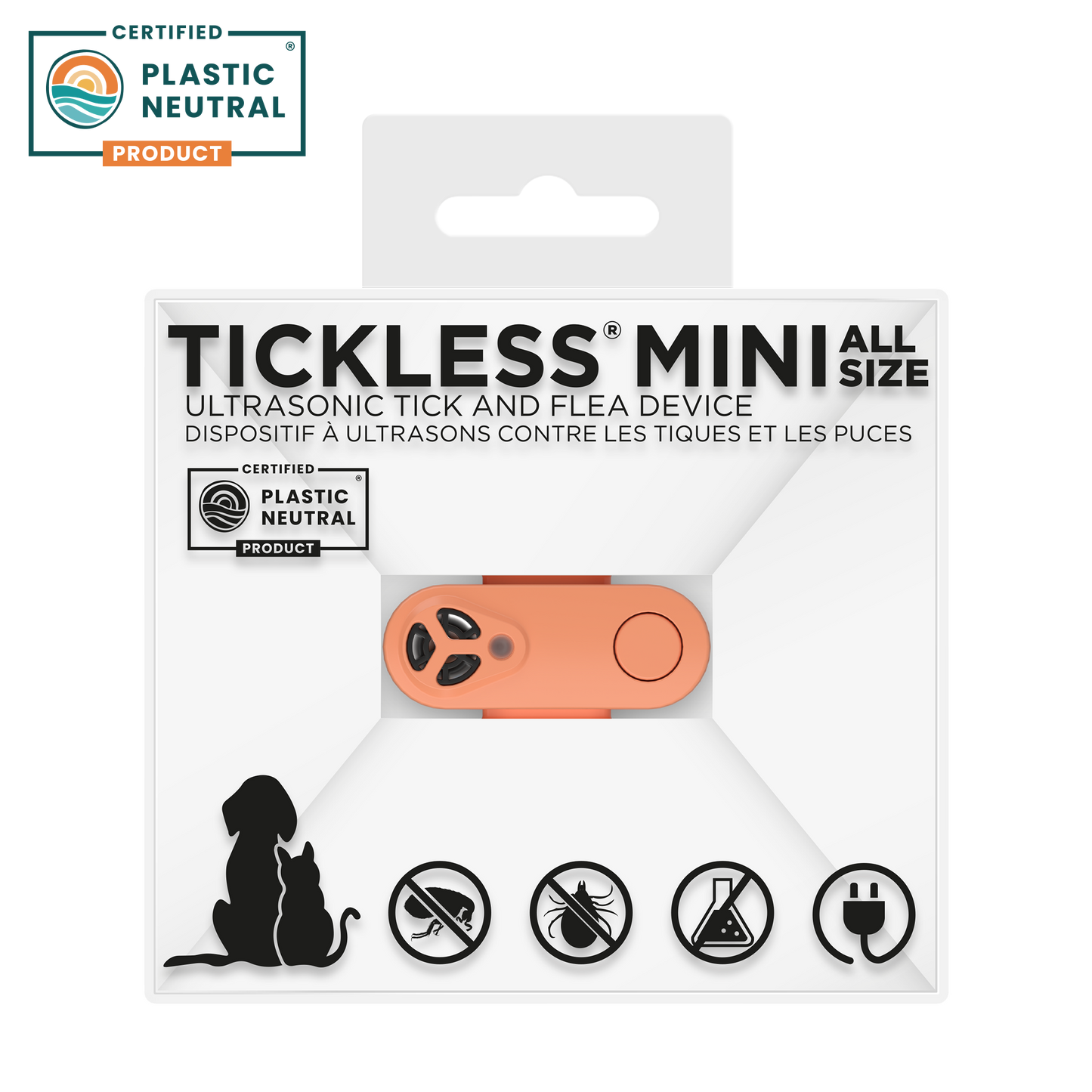 TicklessUSA ultrasonic tick and flea device Hot Peach New** TICKLESS® Mini Chemical-free tick and flea device, rechargeable sonicguard SonicGuard sonicguardusa SonicGuardUSA tick repeller ultrasonic Tickless TicklessUSA tick and flea repellent safe
