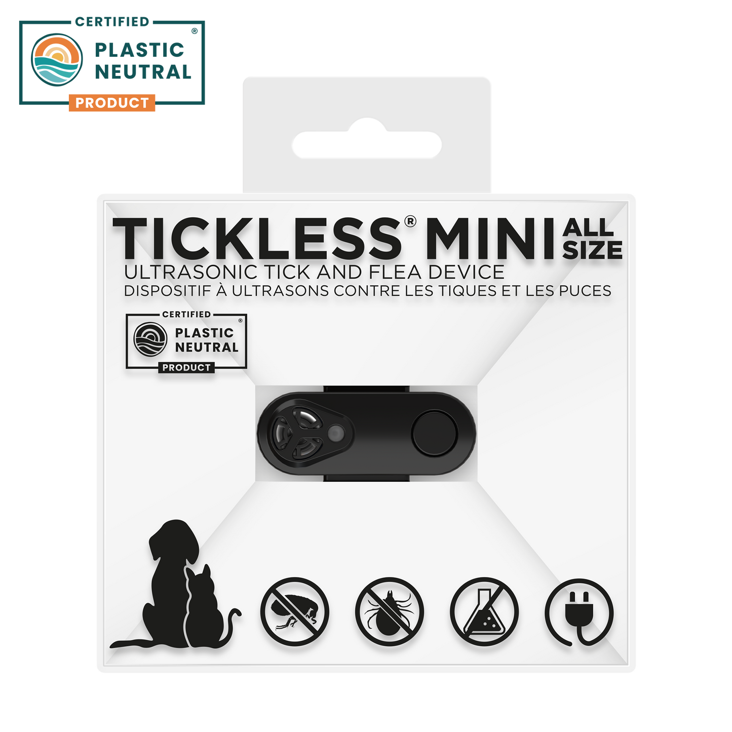 TicklessUSA ultrasonic tick and flea device Jet Black New** TICKLESS® Mini Chemical-free tick and flea device, rechargeable sonicguard SonicGuard sonicguardusa SonicGuardUSA tick repeller ultrasonic Tickless TicklessUSA tick and flea repellent safe