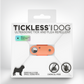 TicklessUSA Hot Peach Tickless Mini Dog Chemical-Free Tick and Flea Repellent sonicguard SonicGuard sonicguardusa SonicGuardUSA tick repeller ultrasonic Tickless TicklessUSA tick and flea repellent safe
