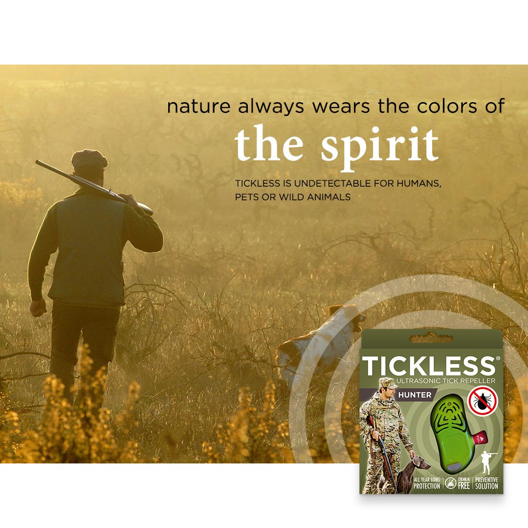 TicklessUSA Tickless Hunter Chemical-Free Tick Repellent for Hunters sonicguard SonicGuard sonicguardusa SonicGuardUSA tick repeller ultrasonic Tickless TicklessUSA tick and flea repellent safe