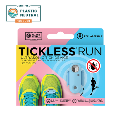 TicklessUSA Baby Blue TICKLESS® Run - Chemical-free, ultrasonic tick device for runners, rechargeable sonicguard SonicGuard sonicguardusa SonicGuardUSA tick repeller ultrasonic Tickless TicklessUSA tick and flea repellent safe