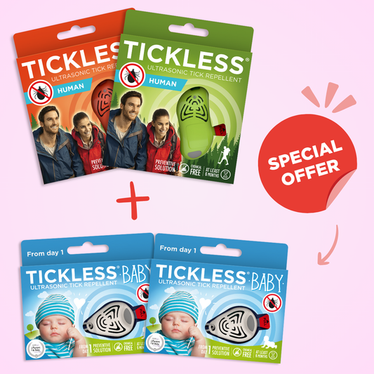 TicklessUSA beige TICKLESS® Family Pack Extra – Limited Edition (Available until June 30th) sonicguard SonicGuard sonicguardusa SonicGuardUSA tick repeller ultrasonic Tickless TicklessUSA tick and flea repellent safe