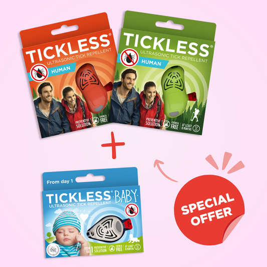 TicklessUSA Beige TICKLESS® Family Pack – Limited Edition (Available until June 30th) sonicguard SonicGuard sonicguardusa SonicGuardUSA tick repeller ultrasonic Tickless TicklessUSA tick and flea repellent safe