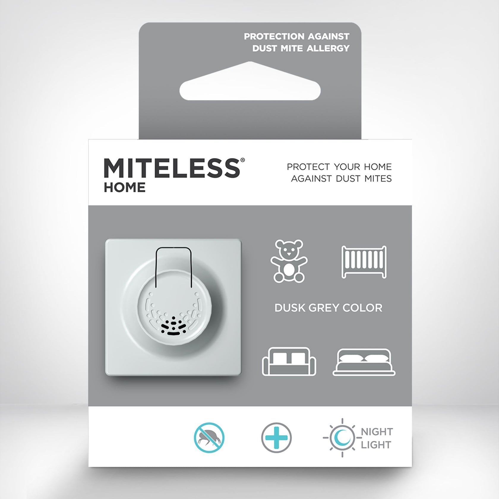 MITELESS® Home, chemicalfree ultrasonic dust mite repellent device fo