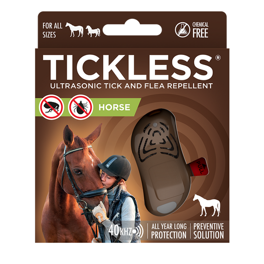 TicklessUSA Brown Tickless Classic Horse Chemical-Free Tick and Flea Repellent for Horses sonicguard SonicGuard sonicguardusa SonicGuardUSA tick repeller ultrasonic Tickless TicklessUSA tick and flea repellent safe