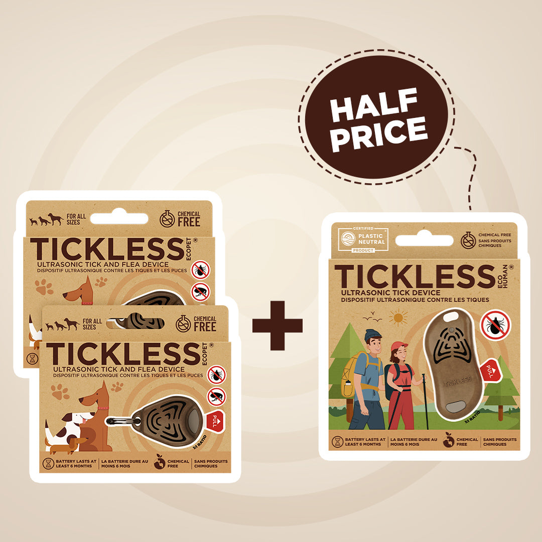 TicklessUSA ECO PACK: 2 EcoPet Devices + Half-Price EcoHuman sonicguard SonicGuard sonicguardusa SonicGuardUSA tick repeller ultrasonic Tickless TicklessUSA tick and flea repellent safe