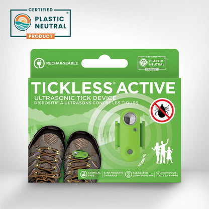 TicklessUSA Green TICKLESS® Active - Chemical-free, ultrasonic tick device, rechargeable sonicguard SonicGuard sonicguardusa SonicGuardUSA tick repeller ultrasonic Tickless TicklessUSA tick and flea repellent safe