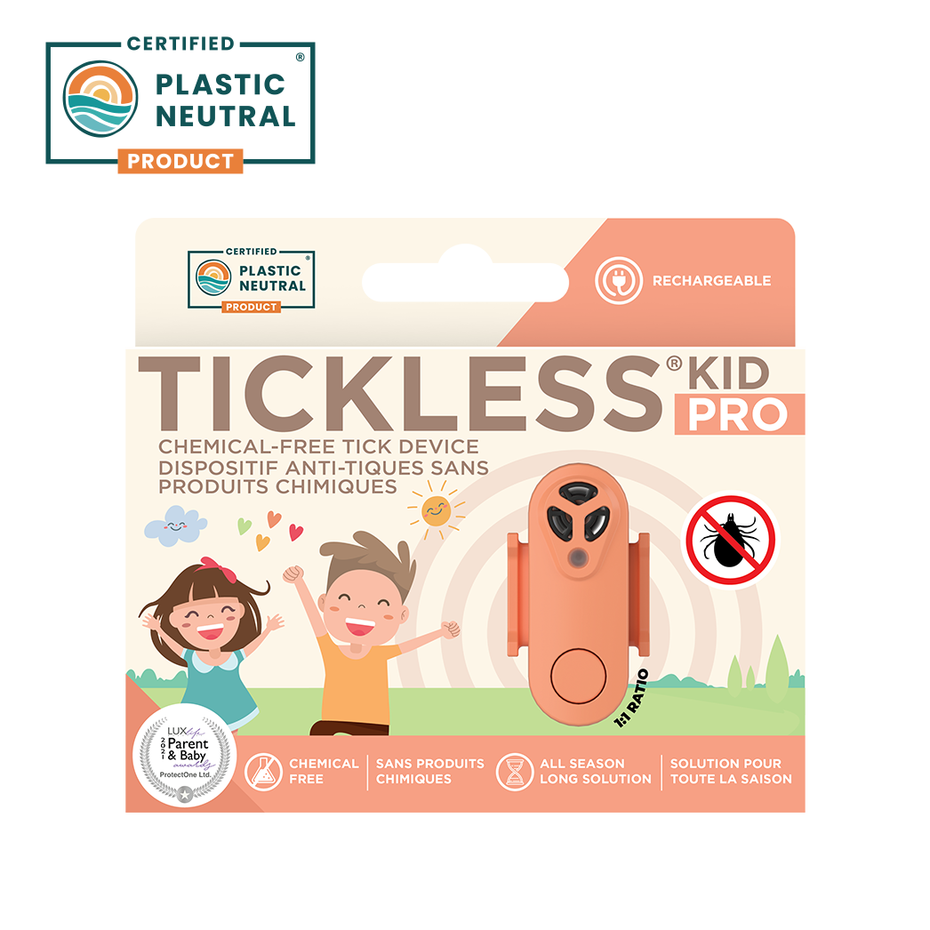 TicklessUSA Hot Peach TICKLESS® KidPRO - Ultrasonic Rechargeable Tick device for Children sonicguard SonicGuard sonicguardusa SonicGuardUSA tick repeller ultrasonic Tickless TicklessUSA tick and flea repellent safe