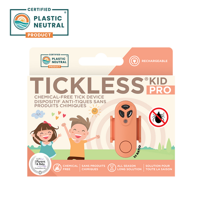 TicklessUSA Hot Peach TICKLESS® KidPRO - Ultrasonic Rechargeable Tick device for Children sonicguard SonicGuard sonicguardusa SonicGuardUSA tick repeller ultrasonic Tickless TicklessUSA tick and flea repellent safe