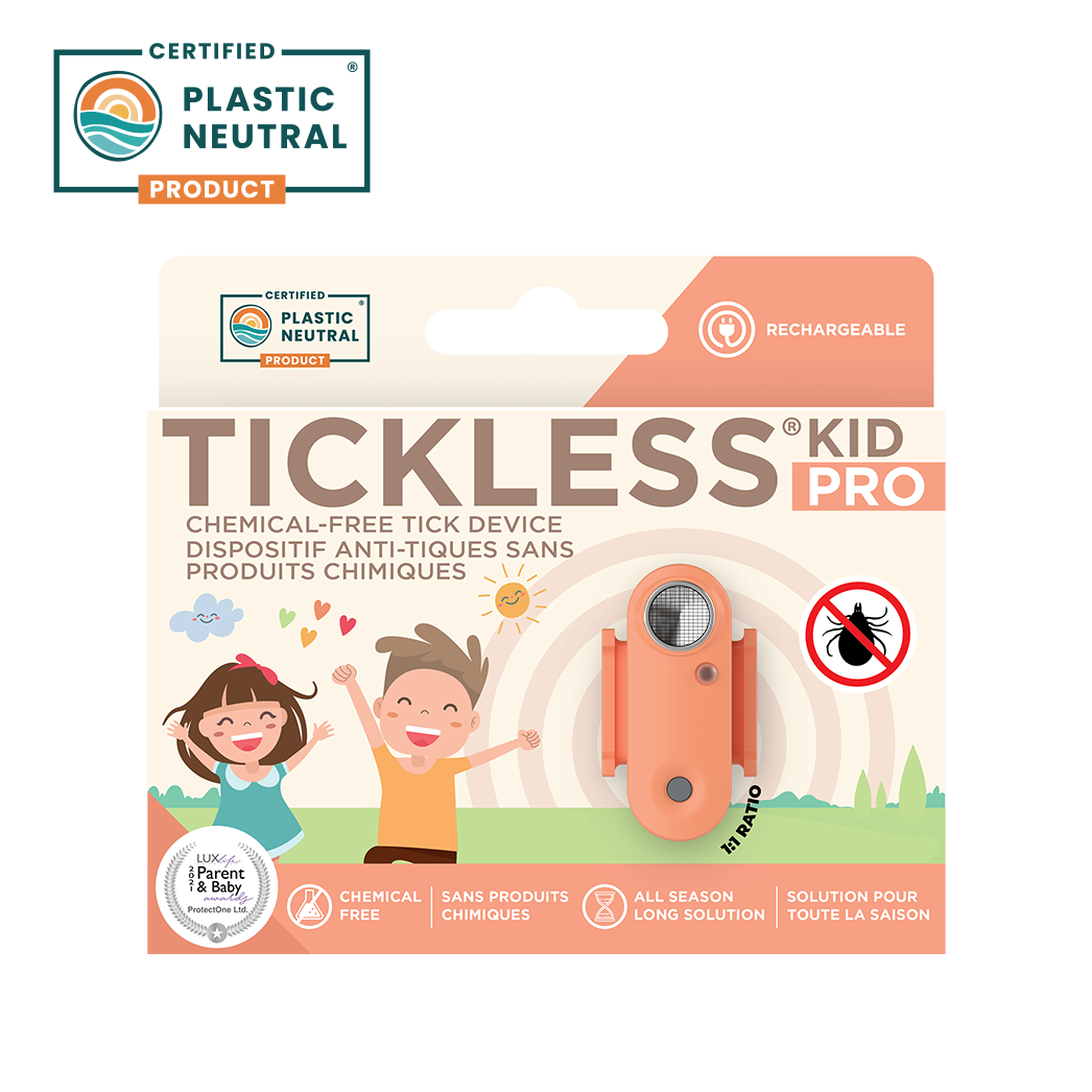 TicklessUSA Hot Peach TICKLESS® KidPRO - Ultrasonic Rechargeable Tick device for Children sonicguard SonicGuard sonicguardusa SonicGuardUSA tick repeller ultrasonic Tickless TicklessUSA tick and flea repellent safe