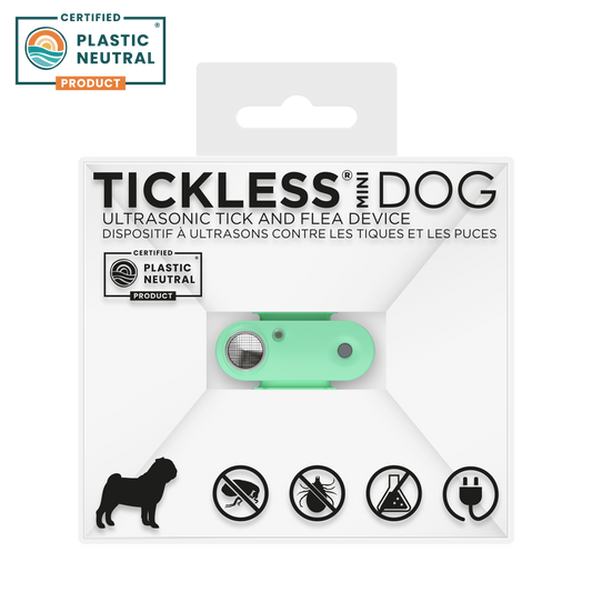 TicklessUSA Mint Green TICKLESS® Mini Dog - Chemical-Free, ultrasonic tick and flea device, rechargeable sonicguard SonicGuard sonicguardusa SonicGuardUSA tick repeller ultrasonic Tickless TicklessUSA tick and flea repellent safe