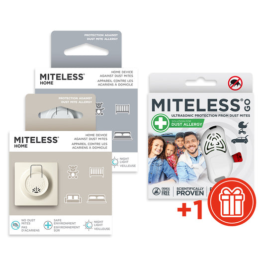 TicklessUSA MITELESS Home & Go Package: 2 MITELESS Home + 1 gift MITELESS Go sonicguard SonicGuard sonicguardusa SonicGuardUSA tick repeller ultrasonic Tickless TicklessUSA tick and flea repellent safe