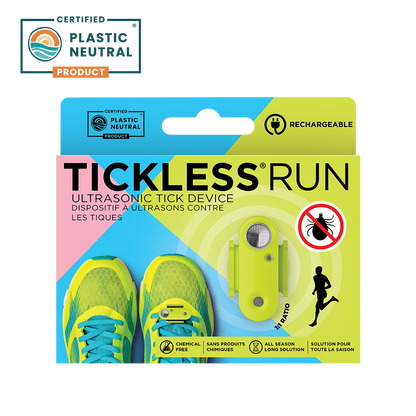 TicklessUSA Neon TICKLESS® Run - Chemical-free, ultrasonic tick device for runners, rechargeable sonicguard SonicGuard sonicguardusa SonicGuardUSA tick repeller ultrasonic Tickless TicklessUSA tick and flea repellent safe