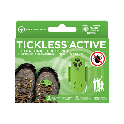 TicklessUSA TICKLESS® Active - Chemical-free, ultrasonic tick device (rechargeable) sonicguard SonicGuard sonicguardusa SonicGuardUSA tick repeller ultrasonic Tickless TicklessUSA tick and flea repellent safe