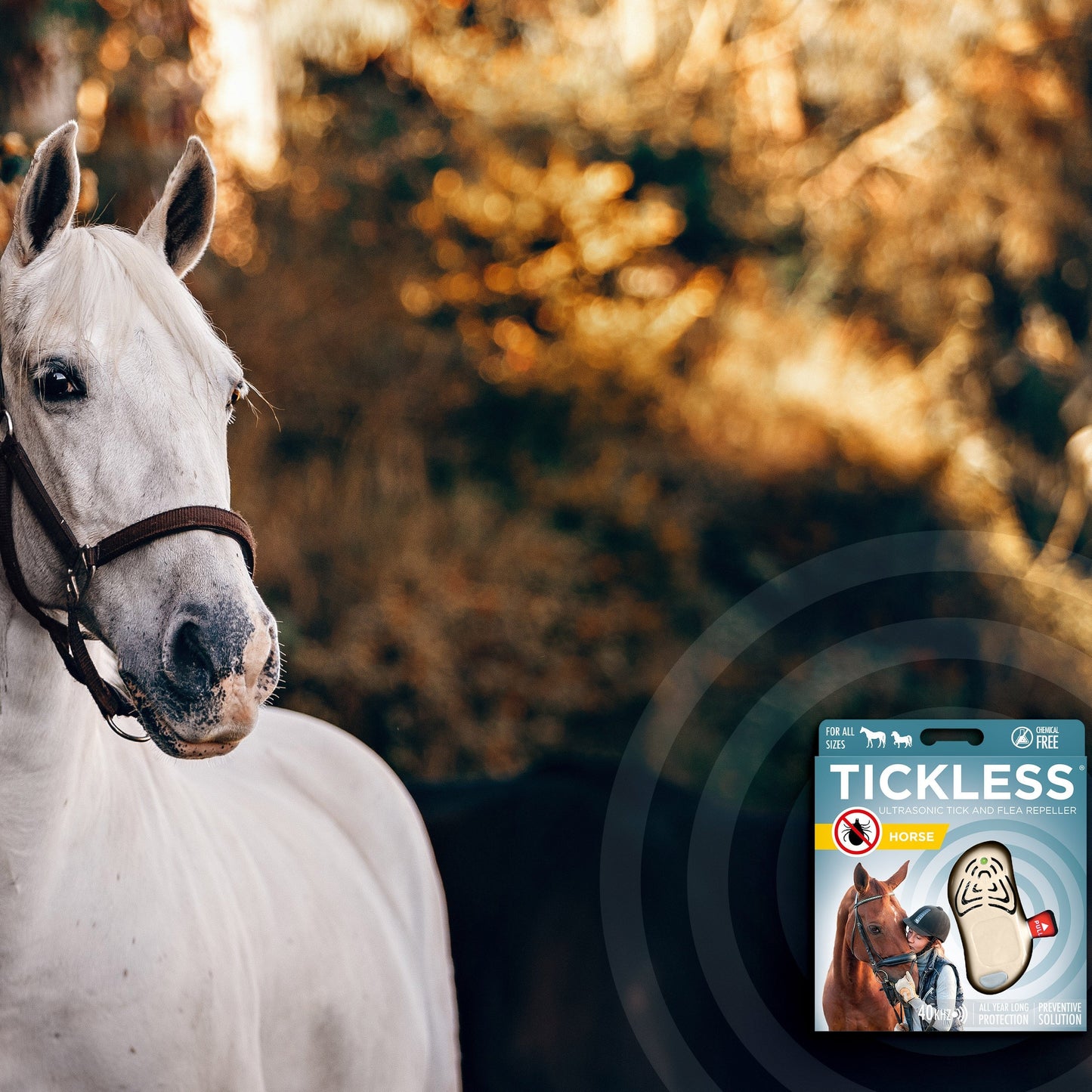 TicklessUSA TICKLESS® Horse - Chemical-free, ultrasonic tick repellent for horses sonicguard SonicGuard sonicguardusa SonicGuardUSA tick repeller ultrasonic Tickless TicklessUSA tick and flea repellent safe