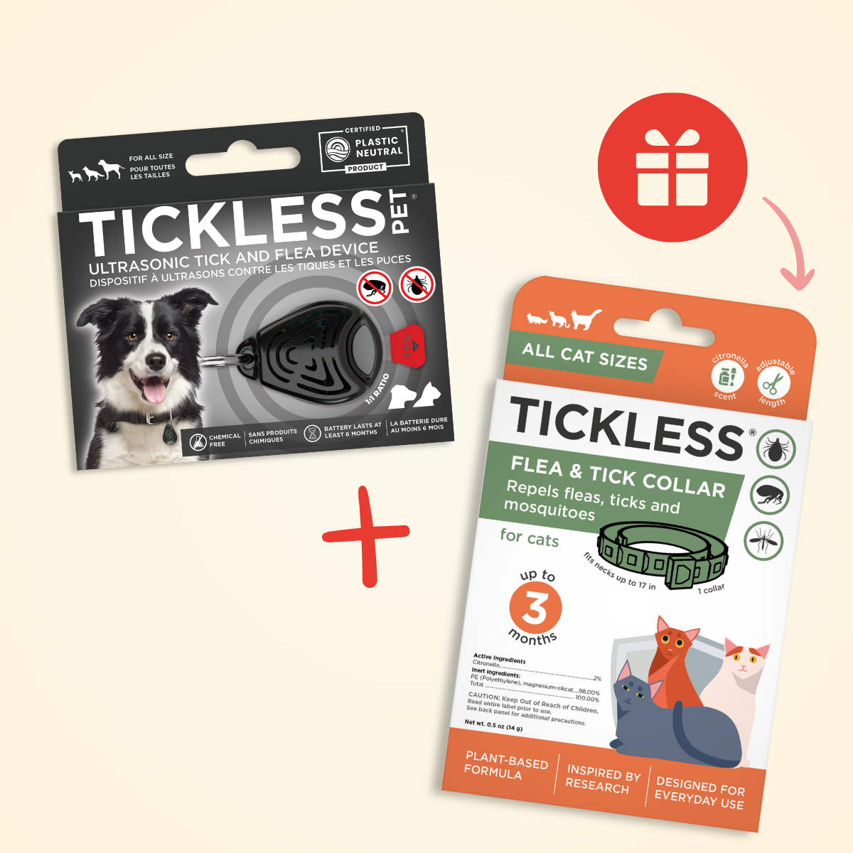 TicklessUSA ultrasonic tick and flea device black Tickless Pet + FREE Citronella Collar Trial Bundle for CATS (limited-time offer) sonicguard SonicGuard sonicguardusa SonicGuardUSA tick repeller ultrasonic Tickless TicklessUSA tick and flea repellent safe