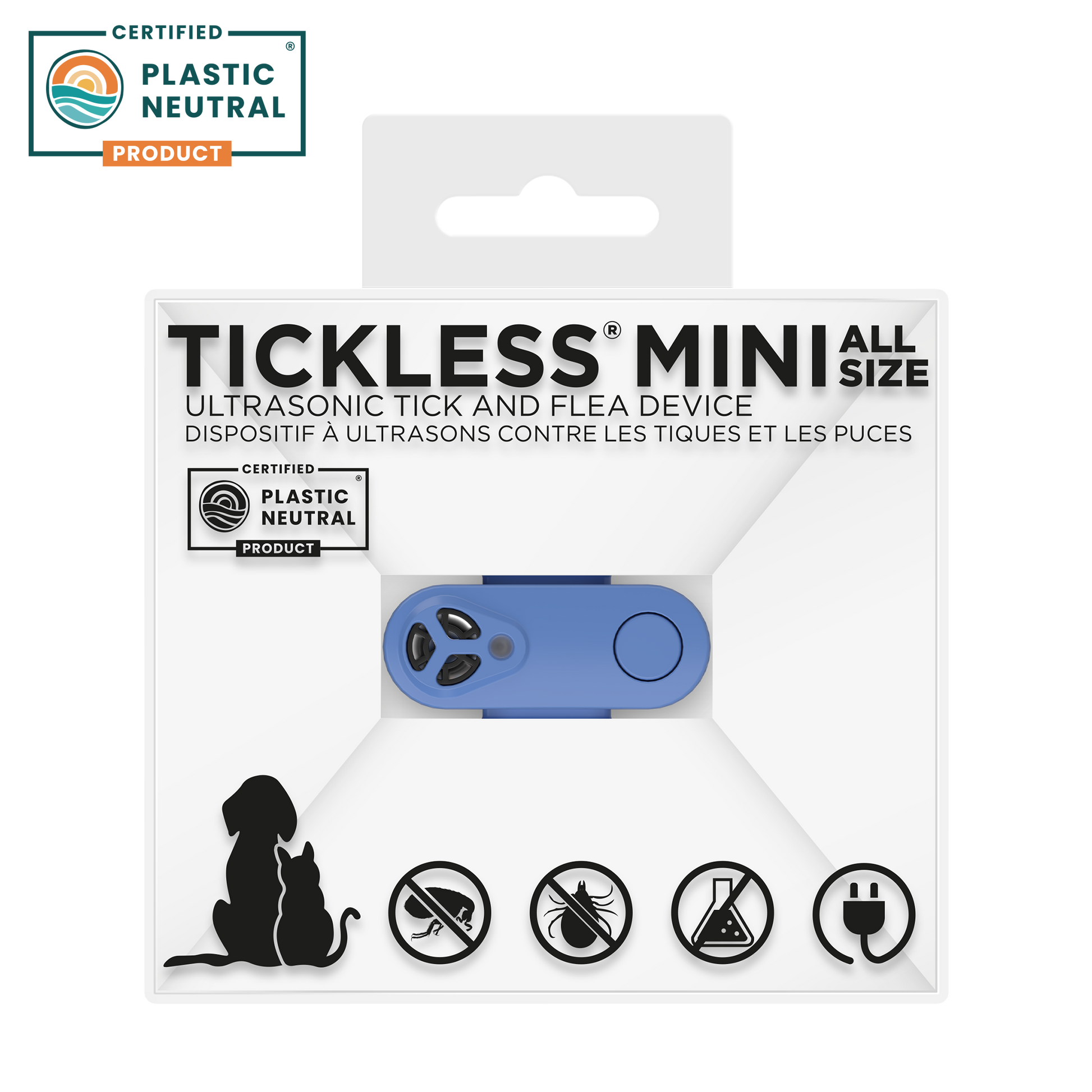New** TICKLESS® Mini Chemical-free tick and flea device, rechargeable