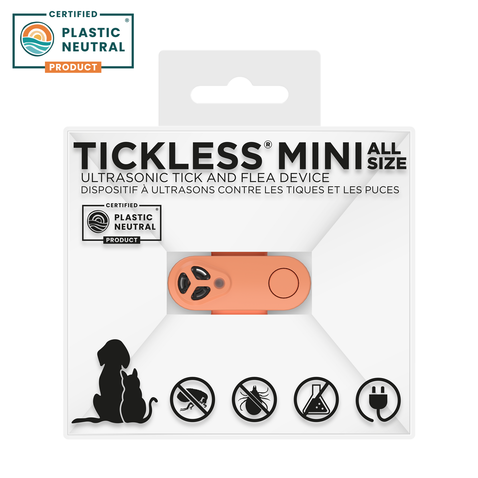 New** TICKLESS® Mini Chemical-free tick and flea device, rechargeable