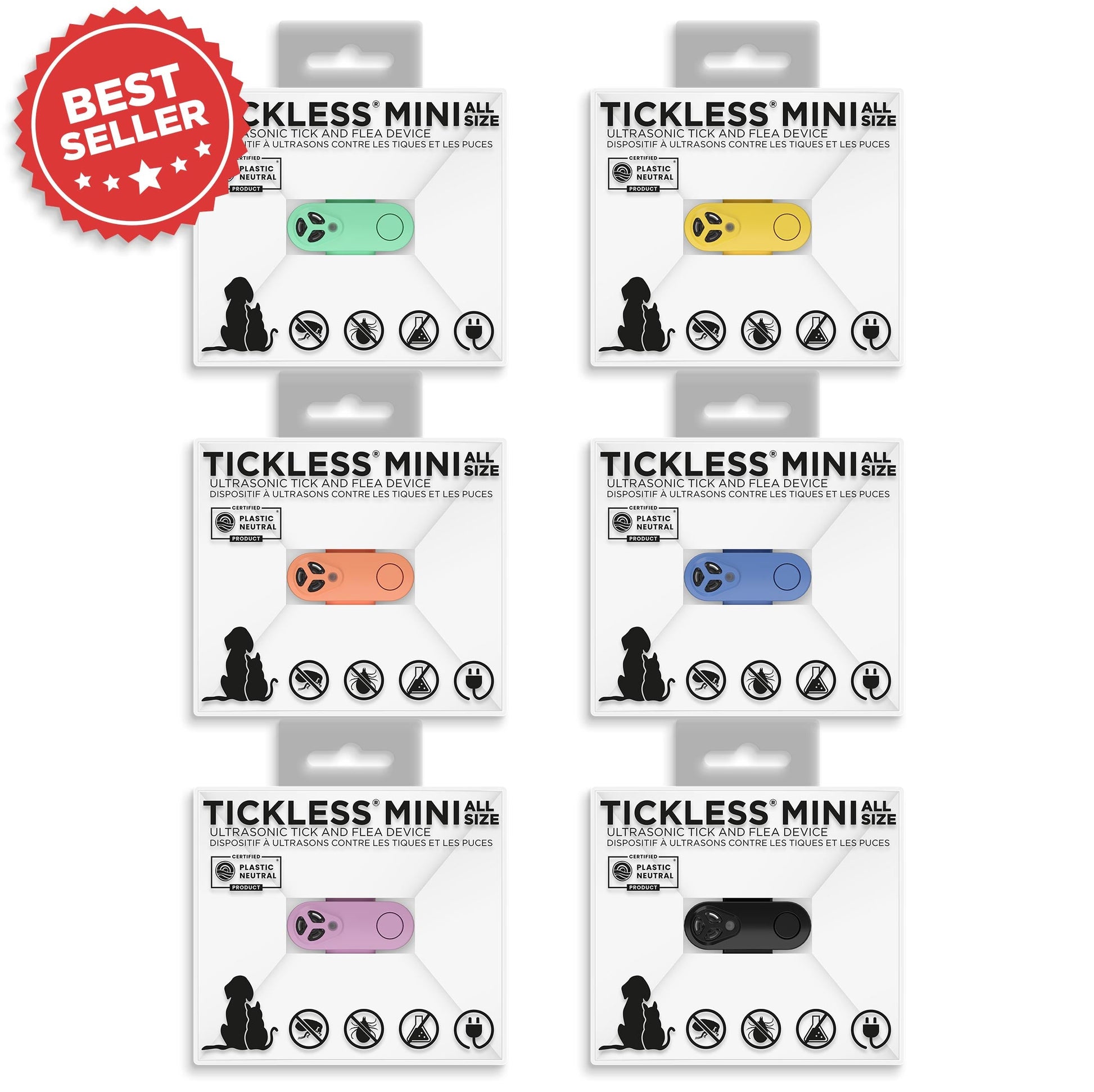 New** TICKLESS® Mini Chemical-free tick and flea device, rechargeable