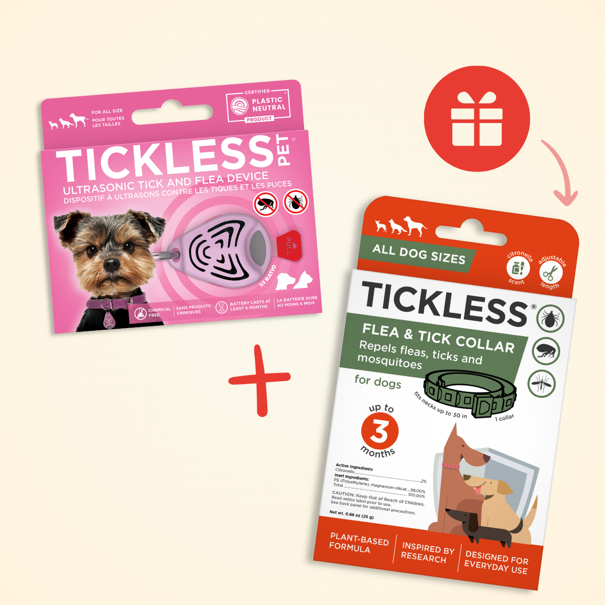 TicklessUSA ultrasonic tick and flea device pink Tickless Pet + FREE Citronella Collar Trial Bundle (limited-time offer) sonicguard SonicGuard sonicguardusa SonicGuardUSA tick repeller ultrasonic Tickless TicklessUSA tick and flea repellent safe