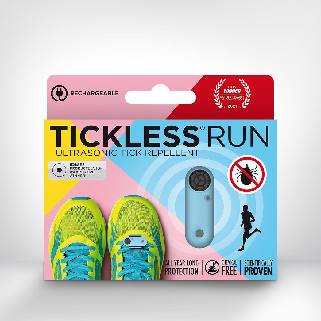 TicklessUSA Baby Blue Tickless Run Chemical-Free Tick Repellent for Runners sonicguard SonicGuard sonicguardusa SonicGuardUSA tick repeller ultrasonic Tickless TicklessUSA tick and flea repellent safe