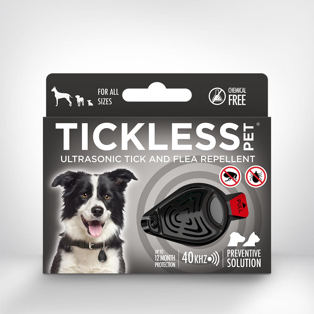 TicklessUSA Black Tickless Classic Pet Chemical-Free Tick and Flea Repellent for all sizes of Dogs sonicguard SonicGuard sonicguardusa SonicGuardUSA tick repeller ultrasonic Tickless TicklessUSA tick and flea repellent safe