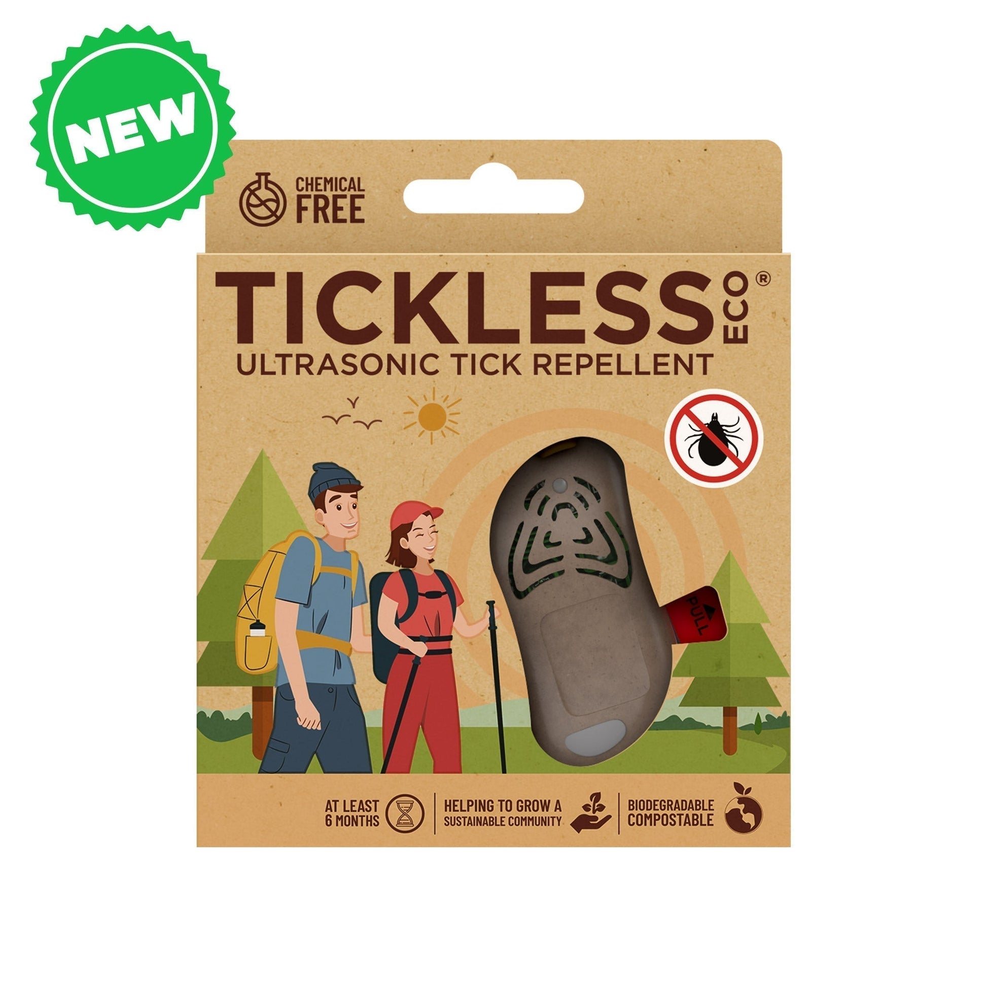 TicklessUSA Eco Brown Tickless Eco Chemical-Free Tick Repellent for Adults sonicguard SonicGuard sonicguardusa SonicGuardUSA tick repeller ultrasonic Tickless TicklessUSA tick and flea repellent safe