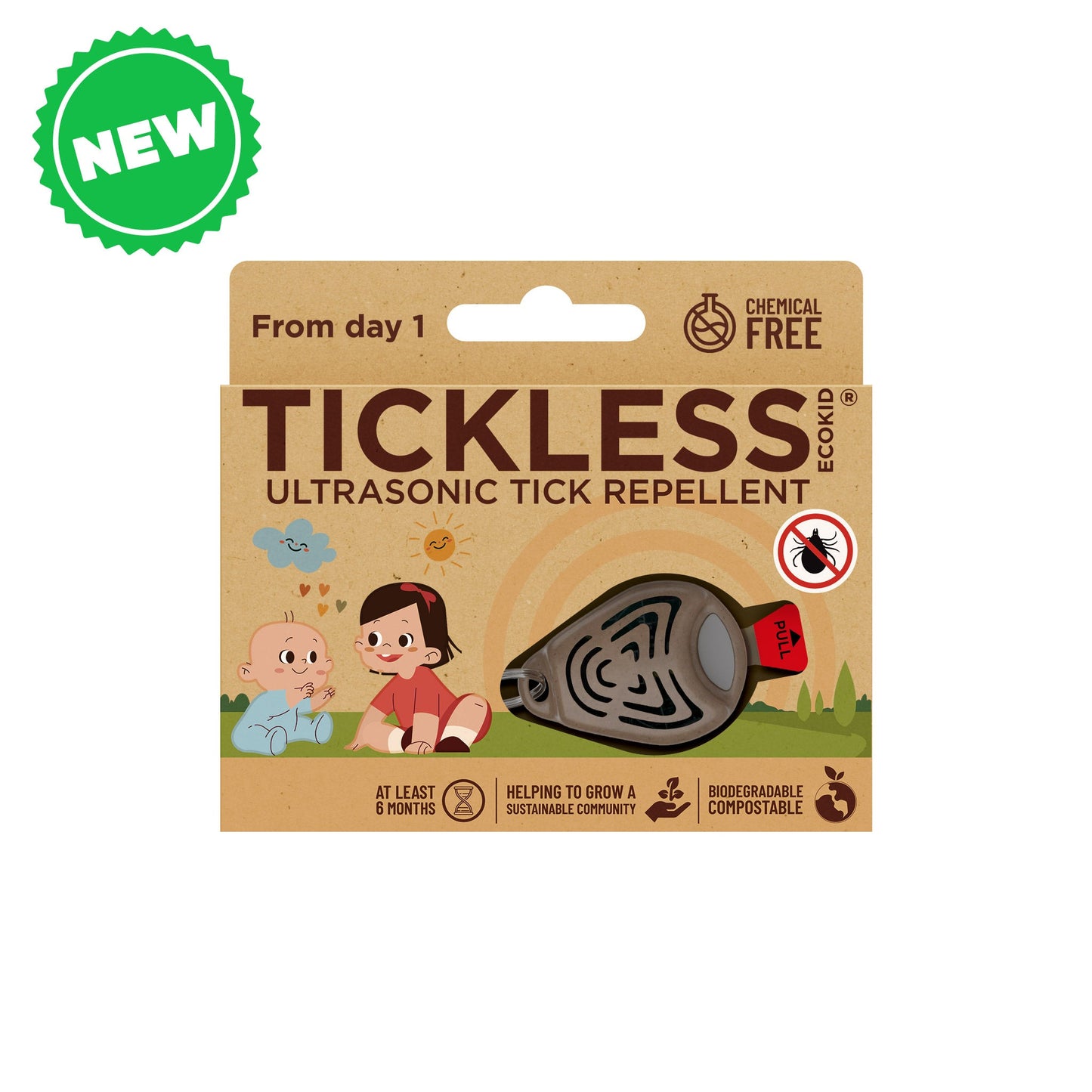 TicklessUSA EcoKid Brown Tickless EcoKid Chemical-Free Tick Repellent for Babies and Kids sonicguard SonicGuard sonicguardusa SonicGuardUSA tick repeller ultrasonic Tickless TicklessUSA tick and flea repellent safe