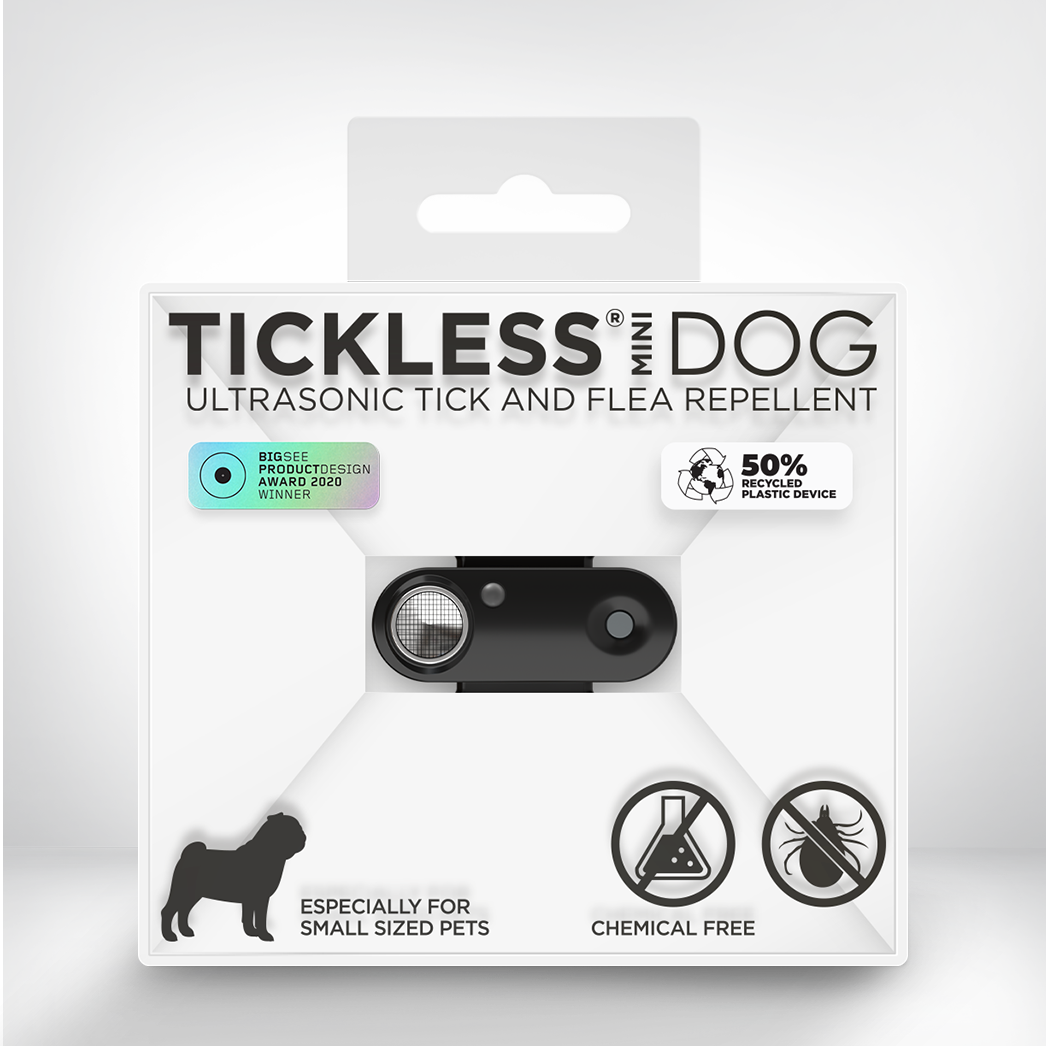 TicklessUSA Jet Black Tickless Mini Dog Chemical-Free Tick and Flea Repellent sonicguard SonicGuard sonicguardusa SonicGuardUSA tick repeller ultrasonic Tickless TicklessUSA tick and flea repellent safe